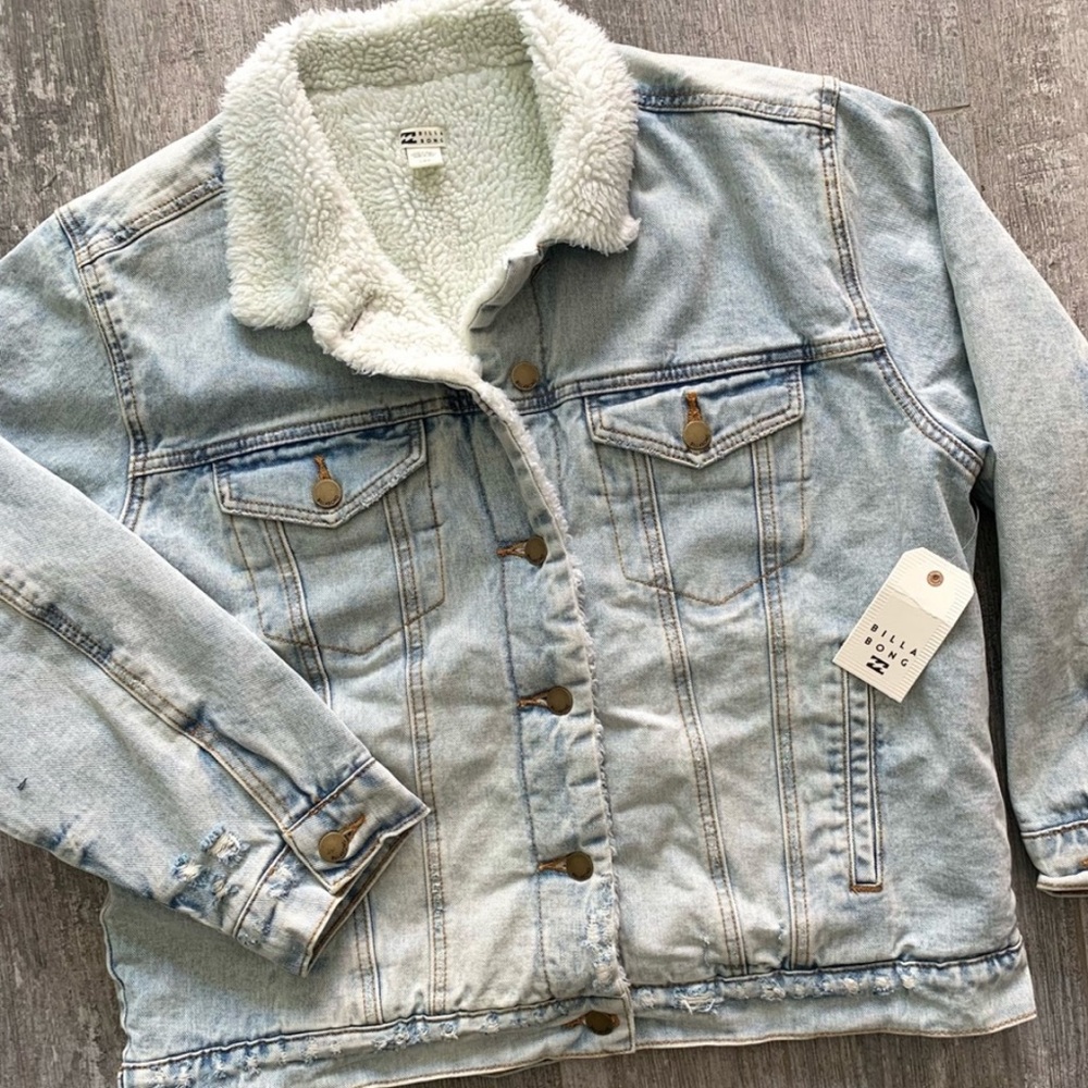 π₯π₯BILLABONG - SUCH A TRIP DENIM JACKETπ₯π₯ - Picture 2 of 11